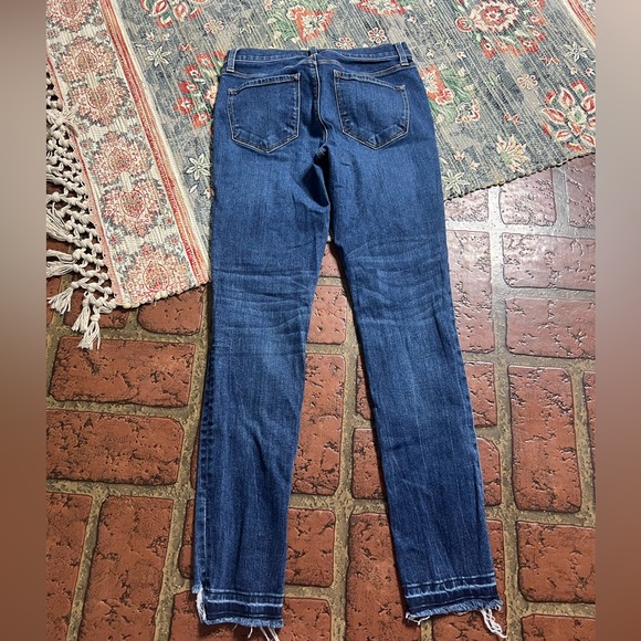 J Brand raw frayed hem skinny ankle denim jeans - Picture 2 of 10